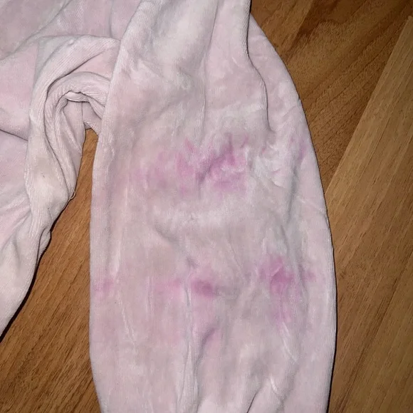 Vintage Nike Air Jordan Women's Velour Tracksuit. Pink/Brown. - Picture 2 of 12